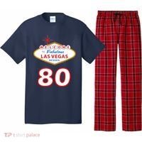 80 Years Old In Vegas - 80th Birthday Pajama Set thumb 0