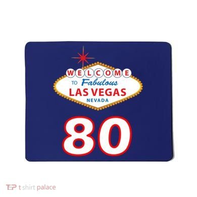 80 Years Old In Vegas - 80th Birthday Mousepad