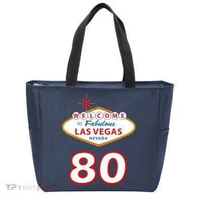 80 Years Old In Vegas - 80th Birthday Tote Bag