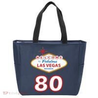 80 Years Old In Vegas - 80th Birthday Tote Bag thumb 0