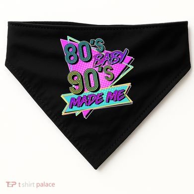 80's Baby 90's Made Me USA-Made Doggie Bandana