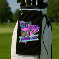 80's Baby 90's Made Me Golf Towel thumb 2