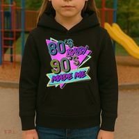 80's Baby 90's Made Me Kids Hoodie thumb 3