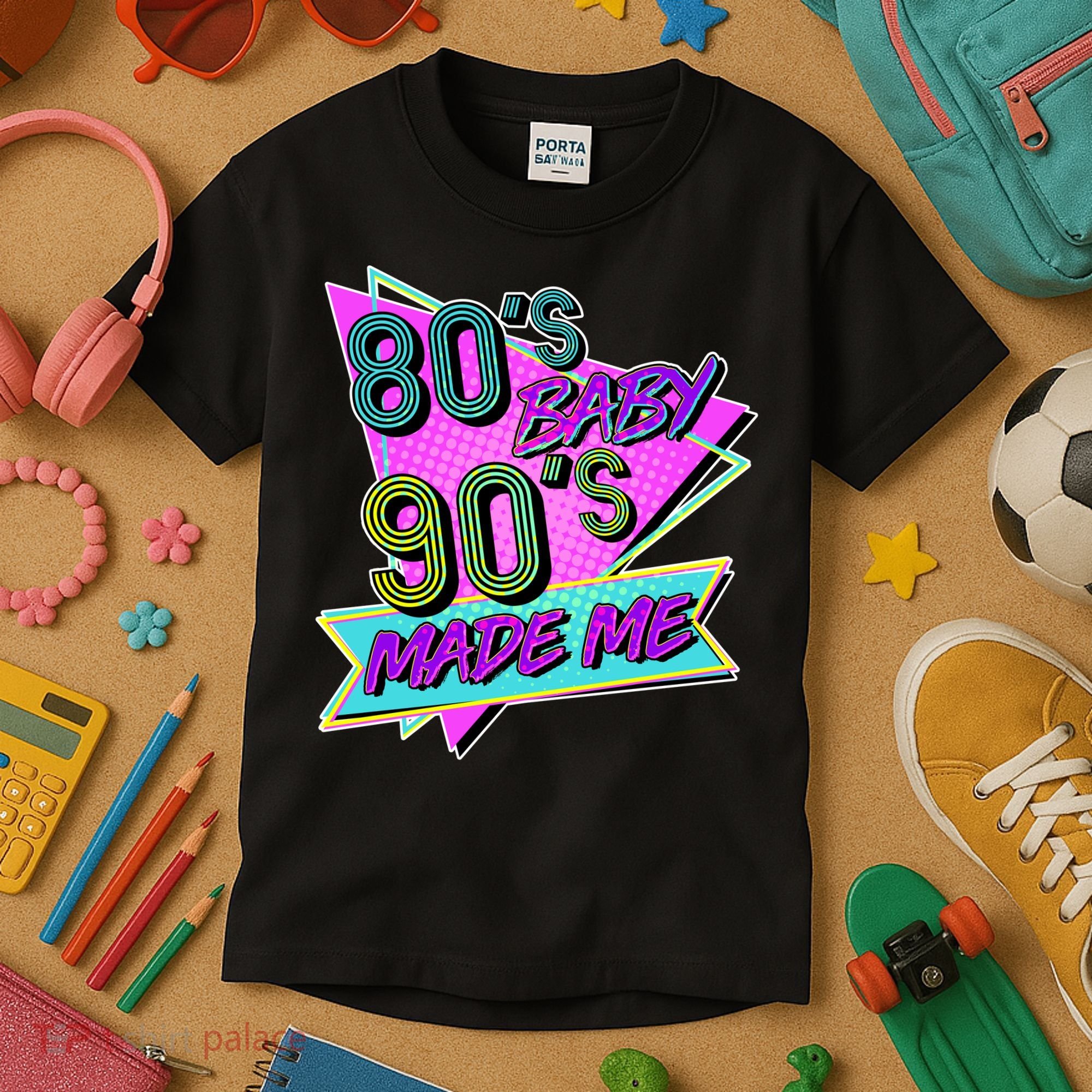 80's Baby 90's Made Me Kids T-Shirt