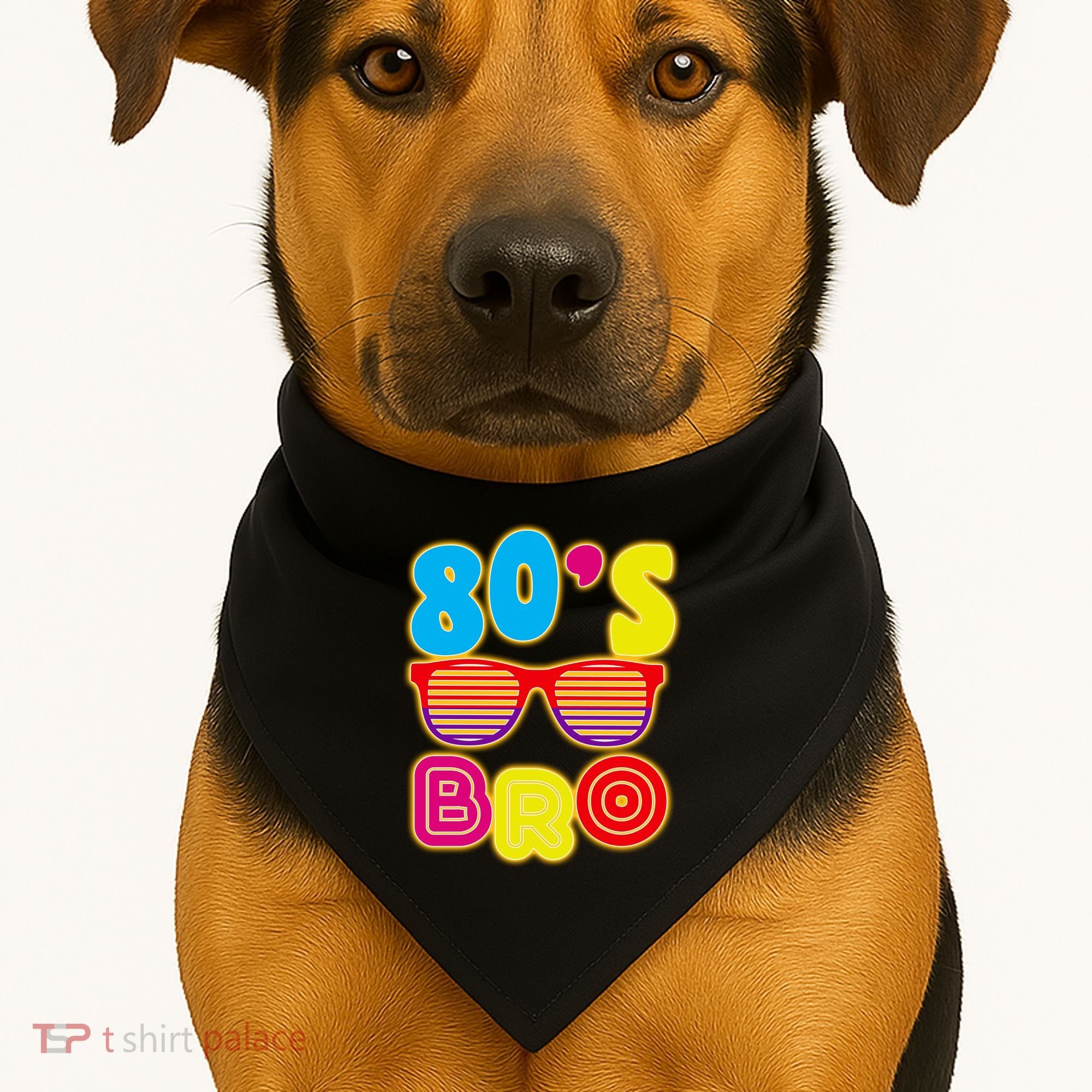80's Bro Retro Shades USA-Made Doggie Bandana