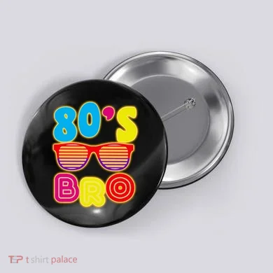 80's Bro Retro Shades Button
