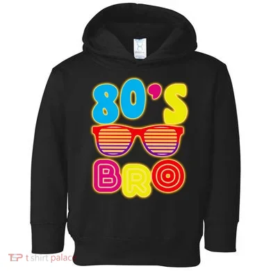 80's Bro Retro Shades Toddler Hoodie