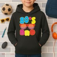 80's Bro Retro Shades Kids Hoodie thumb 2