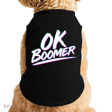 80's Retro Ok Boomer Doggie Tank