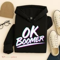 80's Retro Ok Boomer Hoodie thumb 4