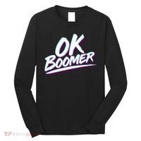 80's Retro Ok Boomer Long Sleeve Shirt thumb 0