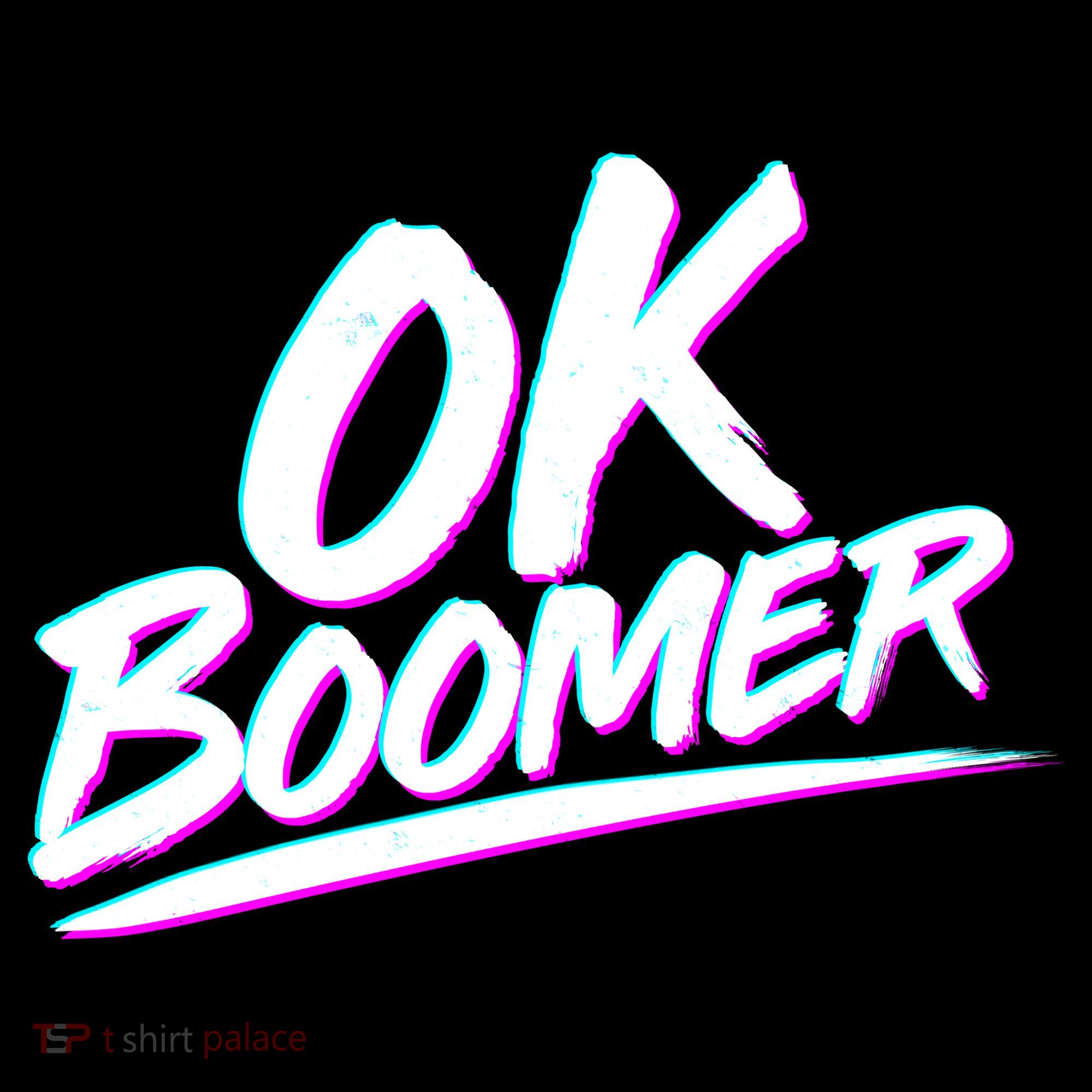 80's Retro Ok Boomer Long Sleeve Shirt