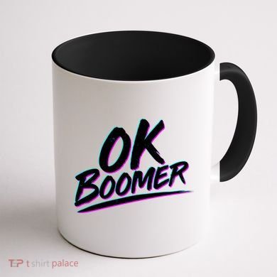 80's Retro Ok Boomer Coffee Mug back