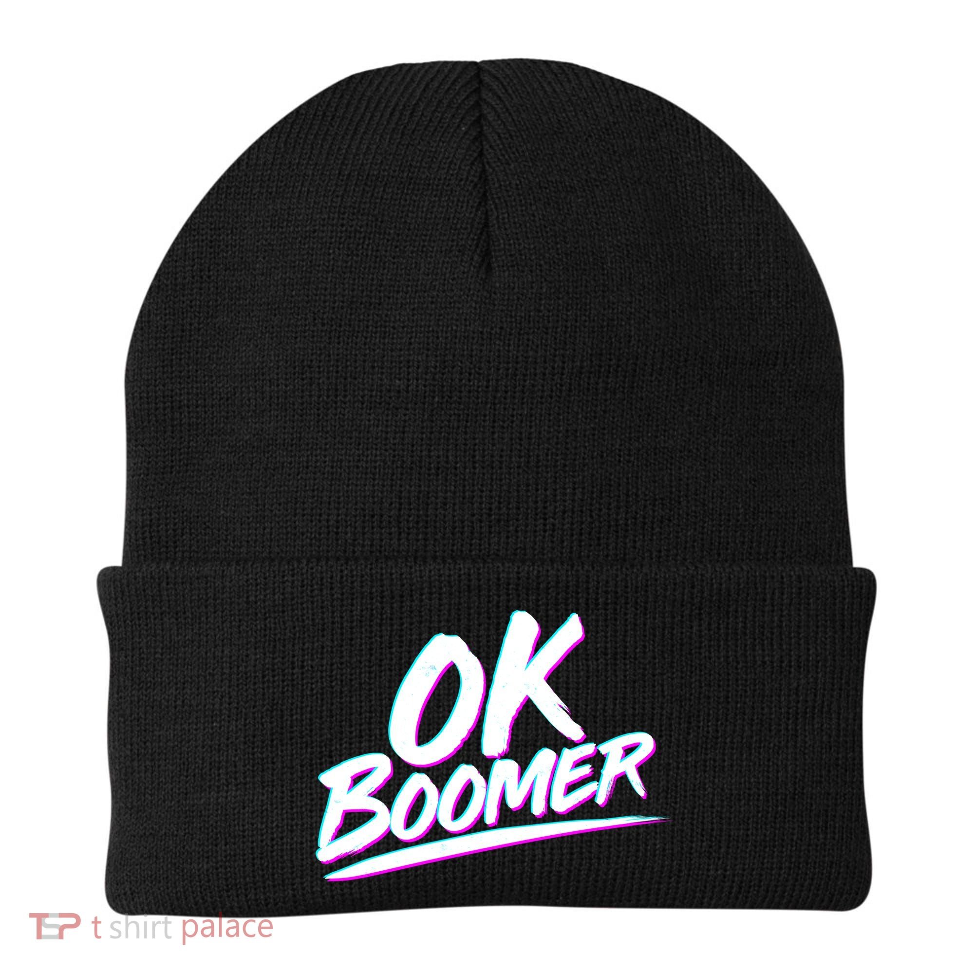 80's Retro Ok Boomer Beanie