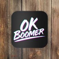 80's Retro Ok Boomer Coaster thumb 0