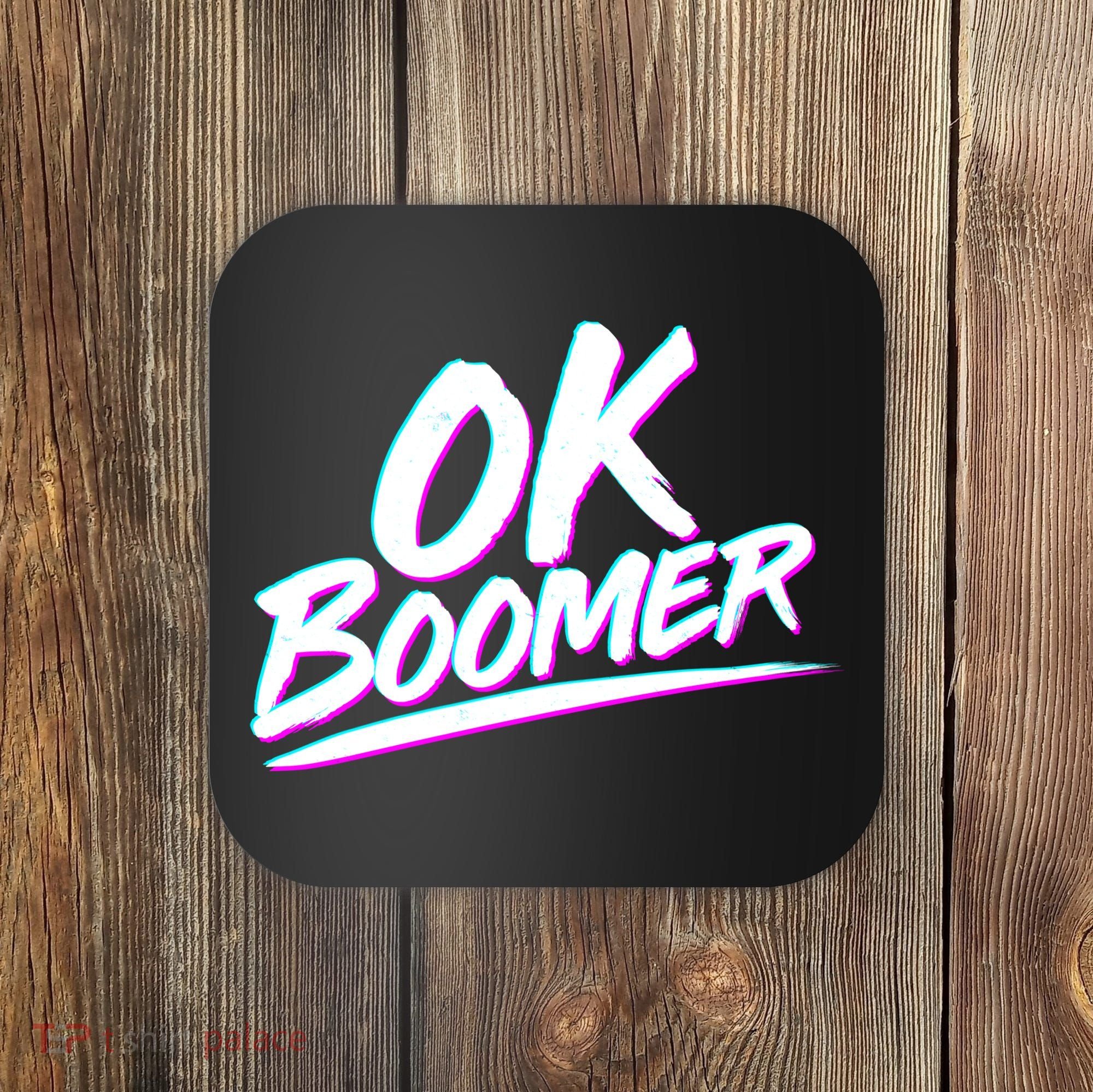 80's Retro Ok Boomer Coaster