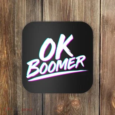 80's Retro Ok Boomer Coaster