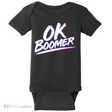 80's Retro Ok Boomer Baby Bodysuit