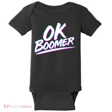 80's Retro Ok Boomer Baby Bodysuit