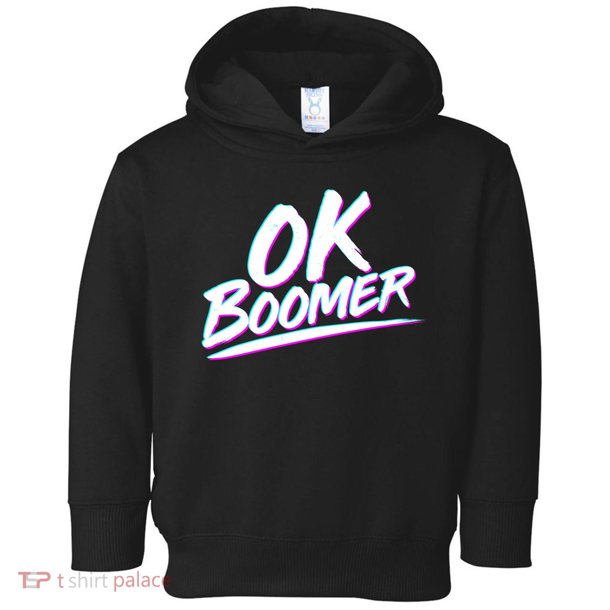 80's Retro Ok Boomer Toddler Hoodie
