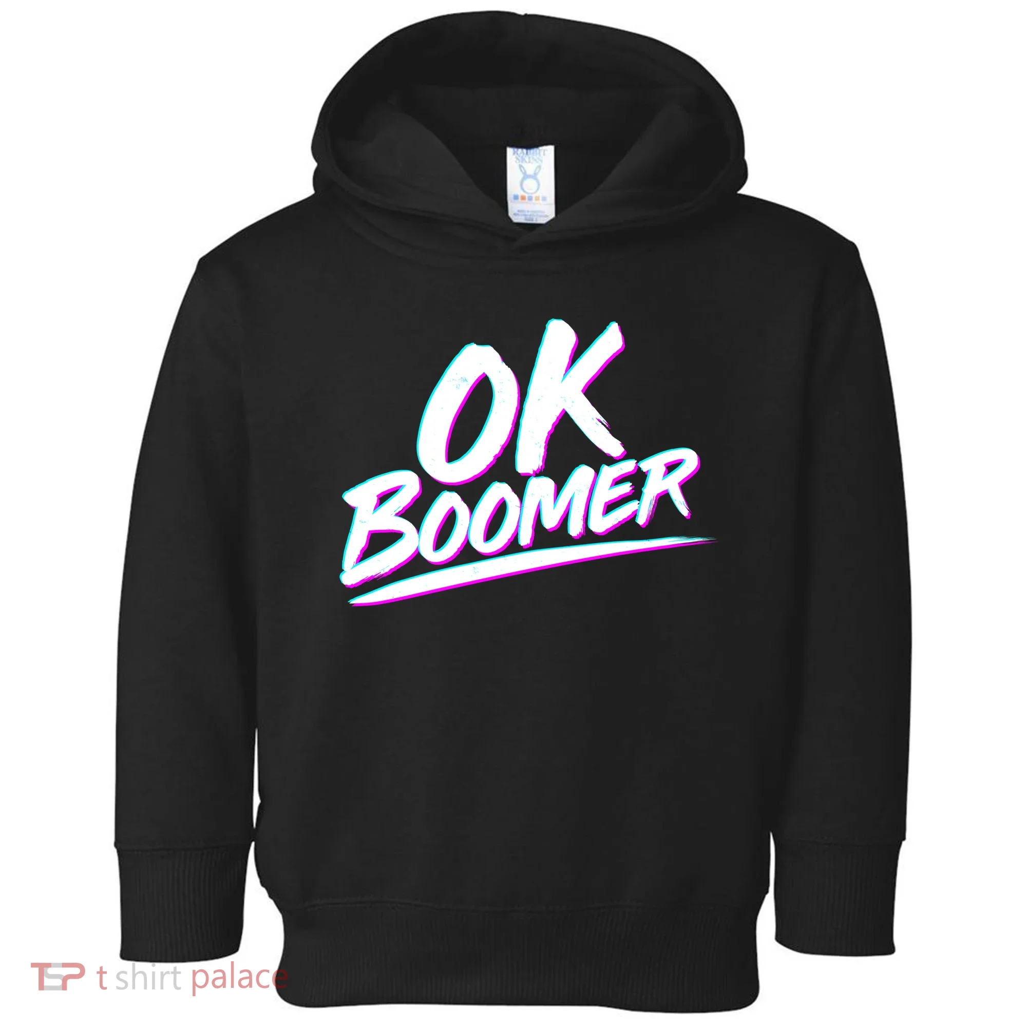 80's Retro Ok Boomer Toddler Hoodie
