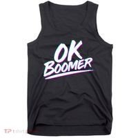 80's Retro Ok Boomer Tank Top thumb 0