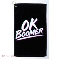 80's Retro Ok Boomer Golf Towel thumb 0