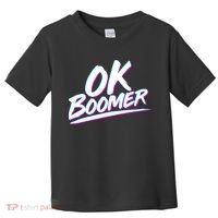 80's Retro Ok Boomer Toddler T-Shirt thumb 0