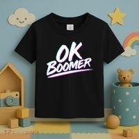 80's Retro Ok Boomer Toddler T-Shirt thumb 3