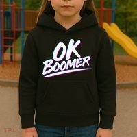 80's Retro Ok Boomer Kids Hoodie thumb 3