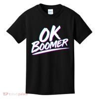 80's Retro Ok Boomer Kids T-Shirt thumb 0