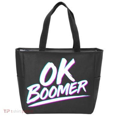 80's Retro Ok Boomer Tote Bag