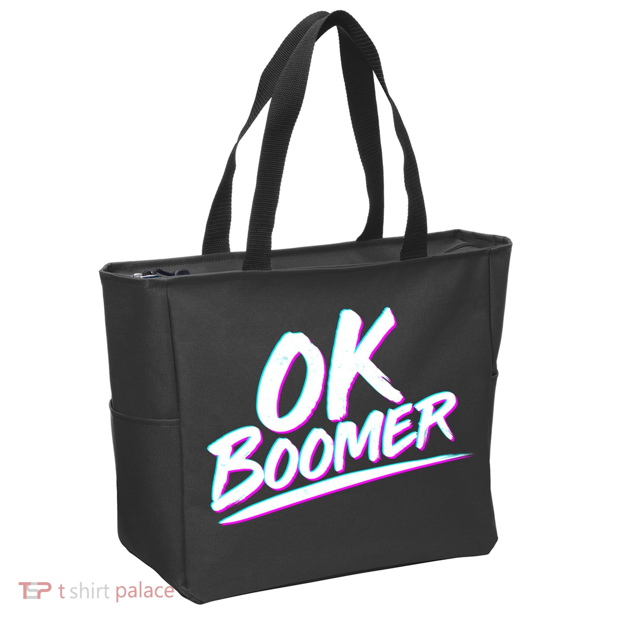 80's Retro Ok Boomer Tote Bag