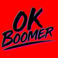 80's Retro Ok Boomer Santa Hat thumb 1