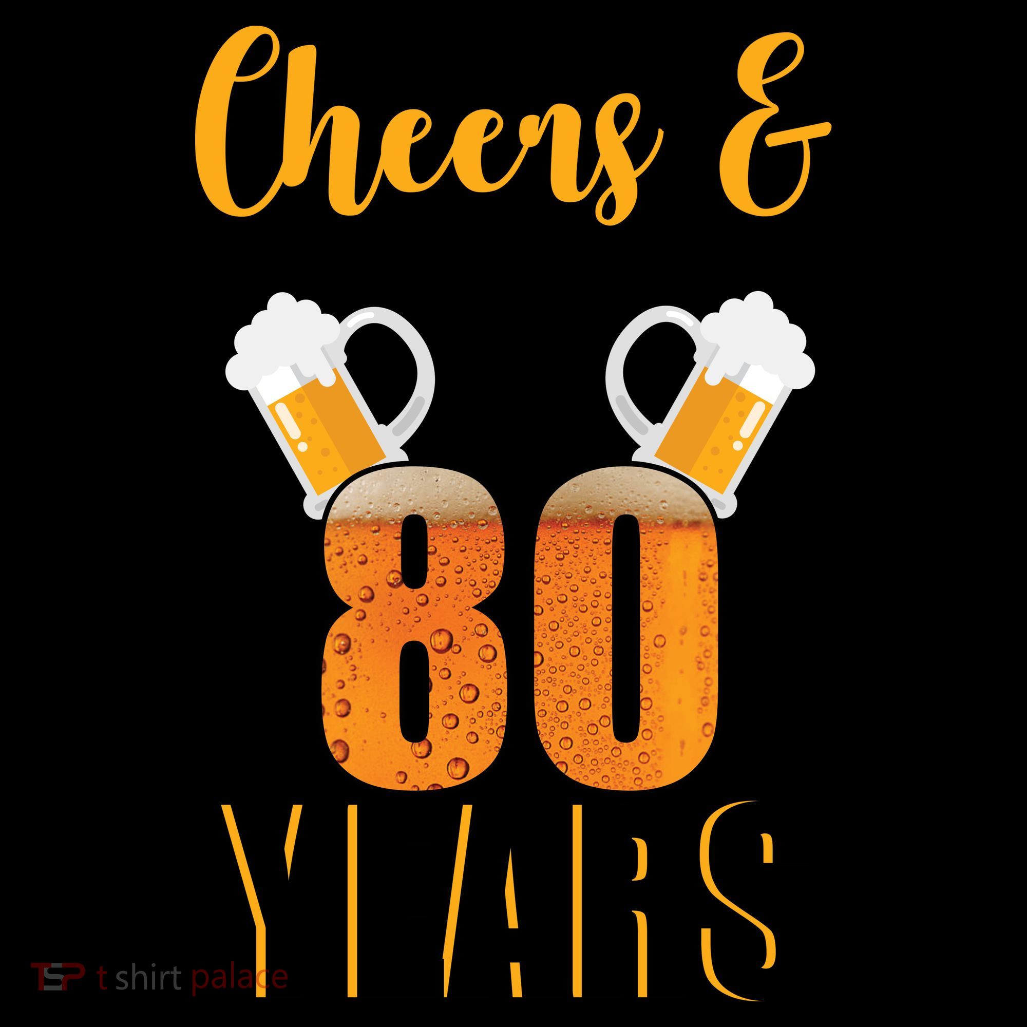 80th Birthday Cheers & Beers To 80 Years Coffee Mug