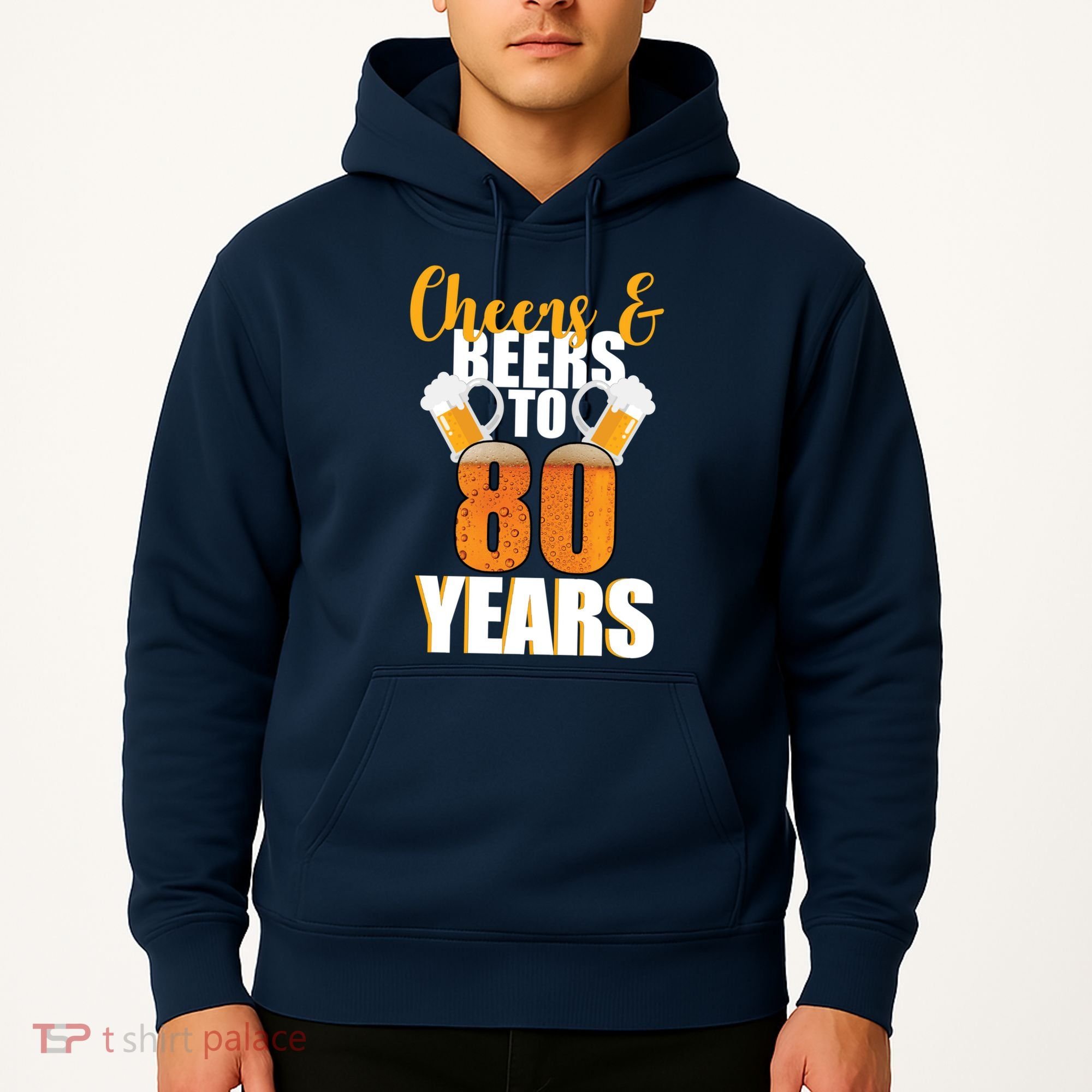 80th Birthday Cheers & Beers To 80 Years Hoodie