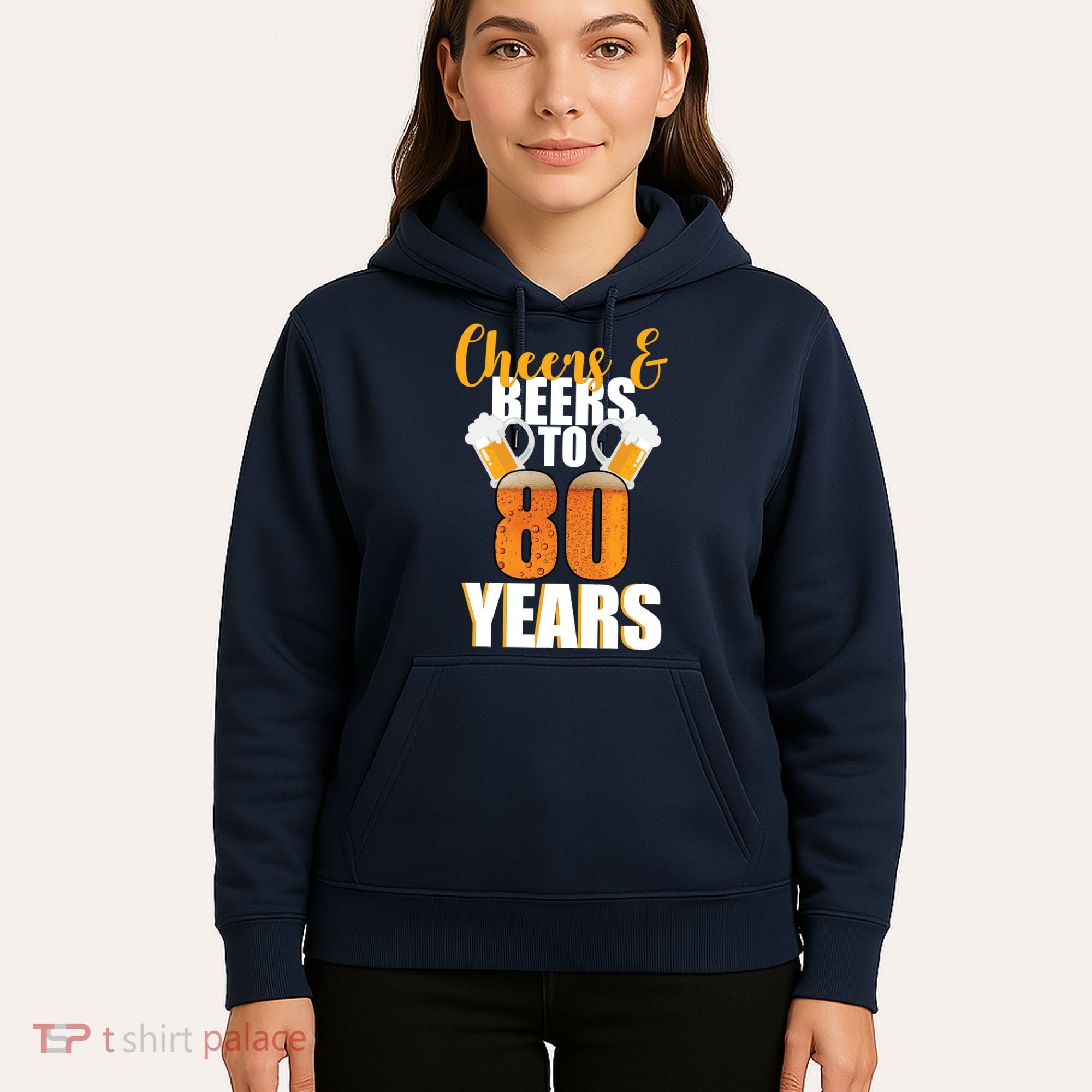 80th Birthday Cheers & Beers To 80 Years Hoodie
