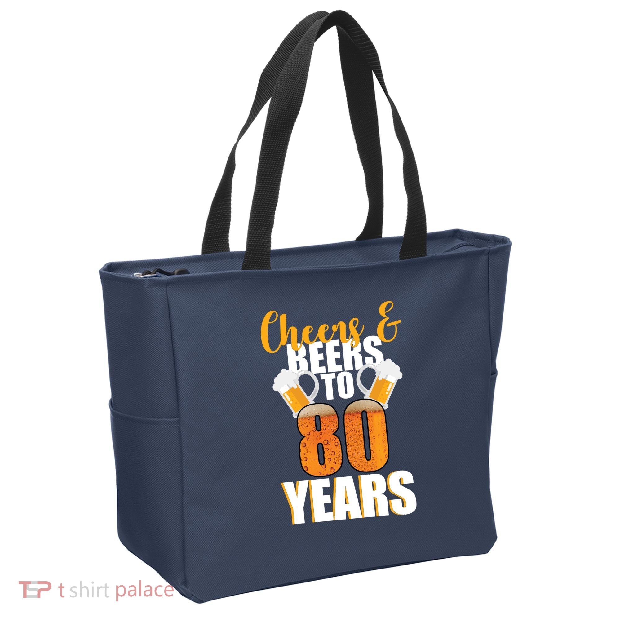 80th Birthday Cheers & Beers To 80 Years Tote Bag