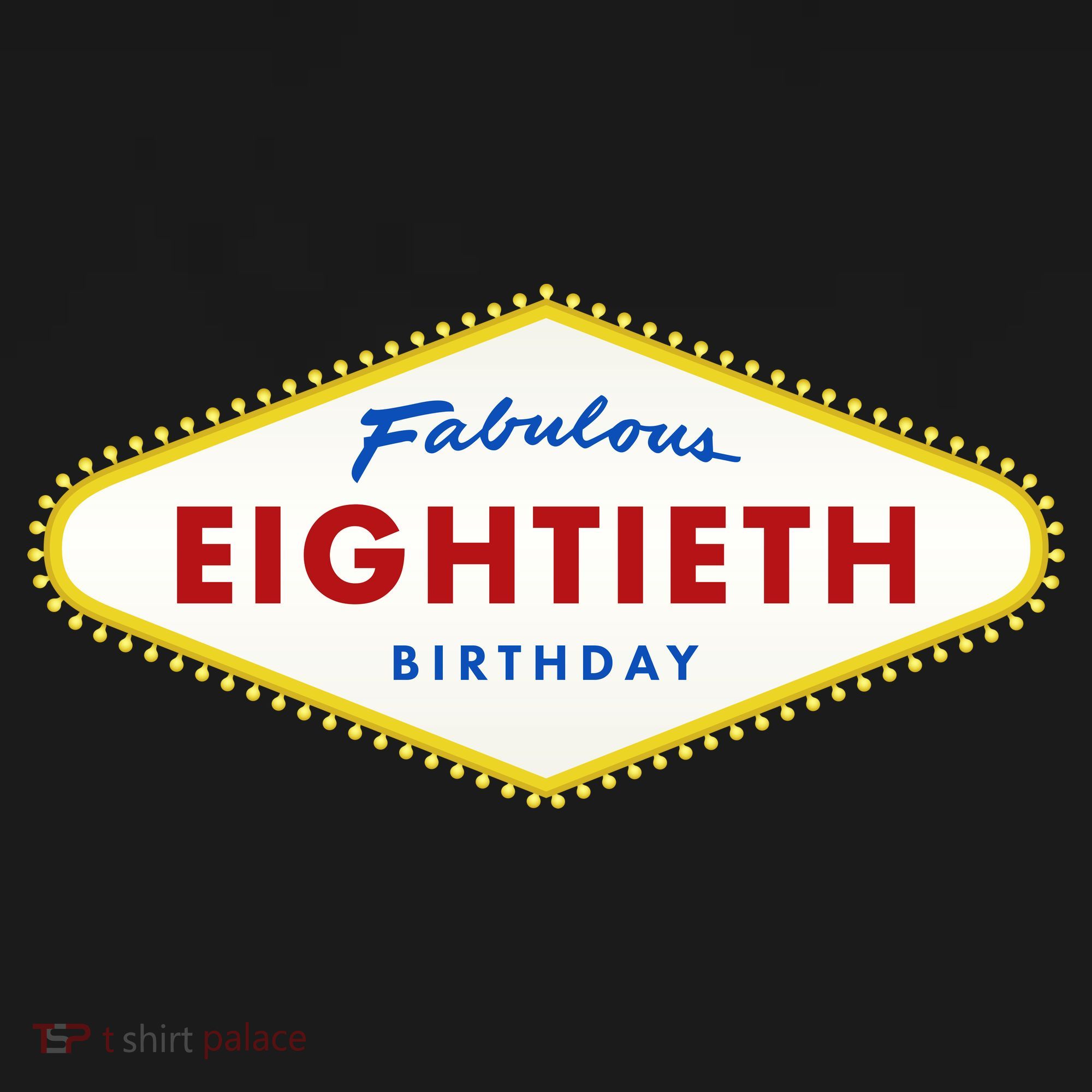 80th Birthday Las Vegas Fabulous Eightieth Backpack