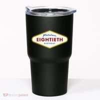 80th Birthday Las Vegas Fabulous Eightieth Tumbler thumb 0