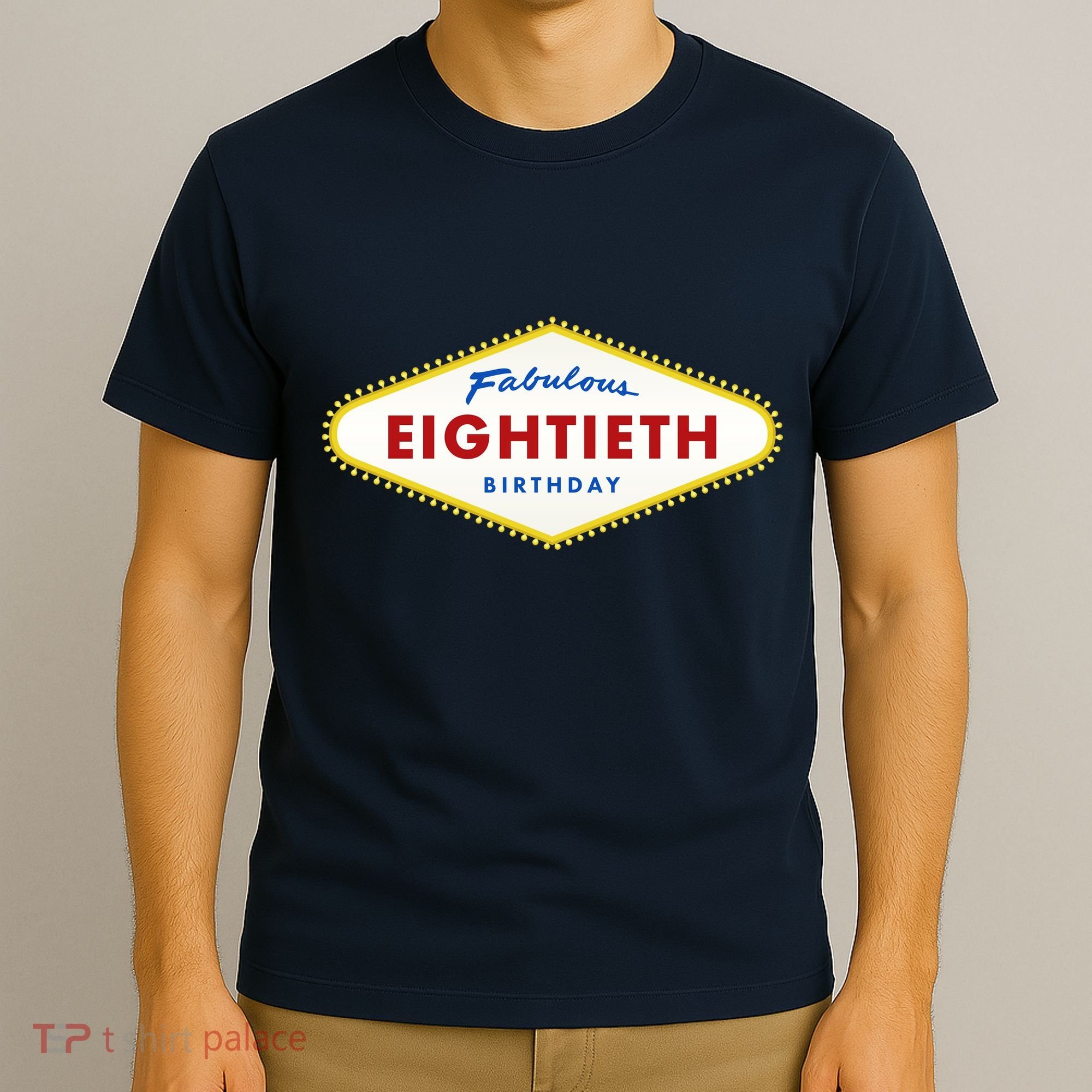 80th Birthday Las Vegas Fabulous Eightieth T-Shirt