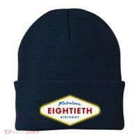 80th Birthday Las Vegas Fabulous Eightieth Beanie thumb 0