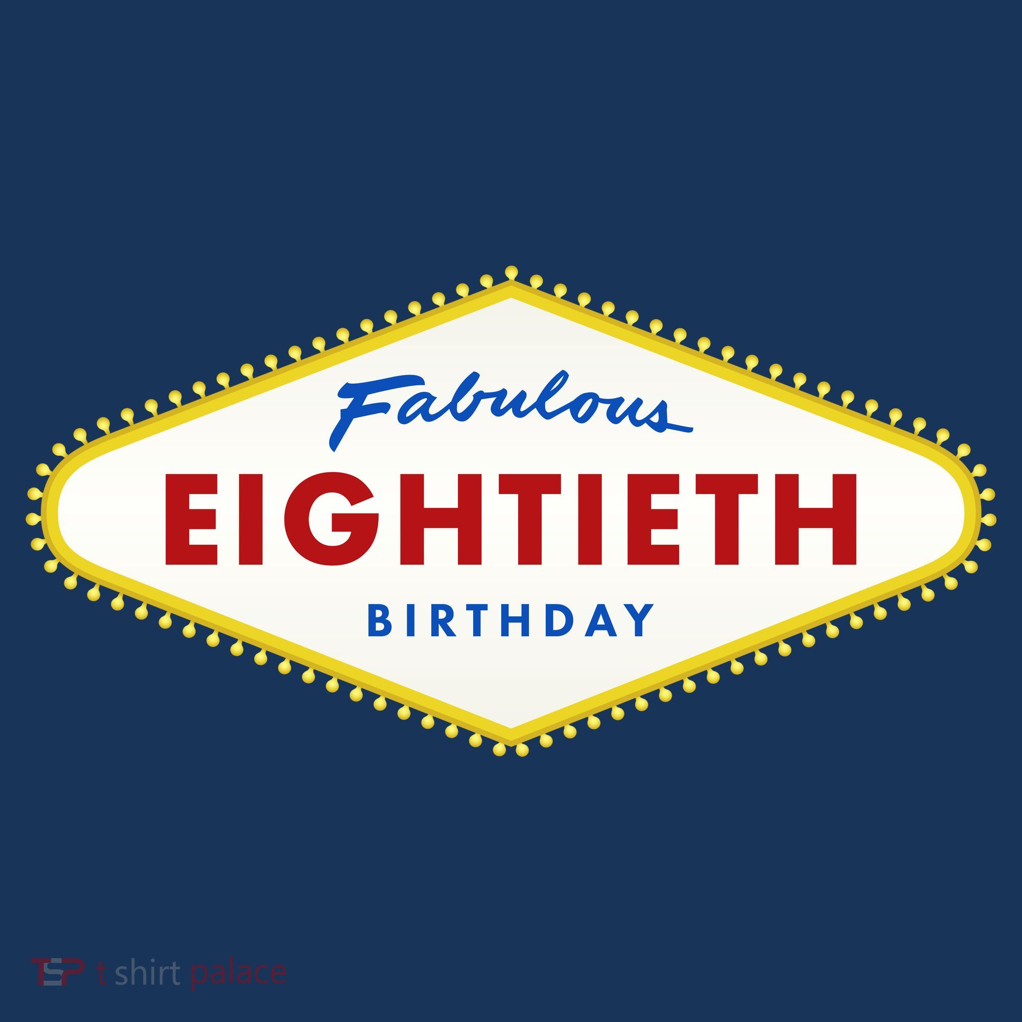 80th Birthday Las Vegas Fabulous Eightieth Beanie