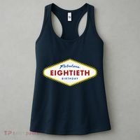 80th Birthday Las Vegas Fabulous Eightieth Women's Tank Top thumb 3