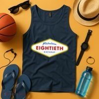 80th Birthday Las Vegas Fabulous Eightieth Tank Top thumb 4