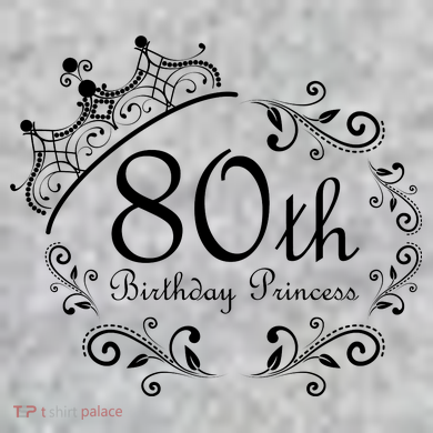 80th Birthday Princess The Baniff Cuffed Pom Beanie