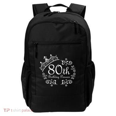 80th Birthday Princess Backpack