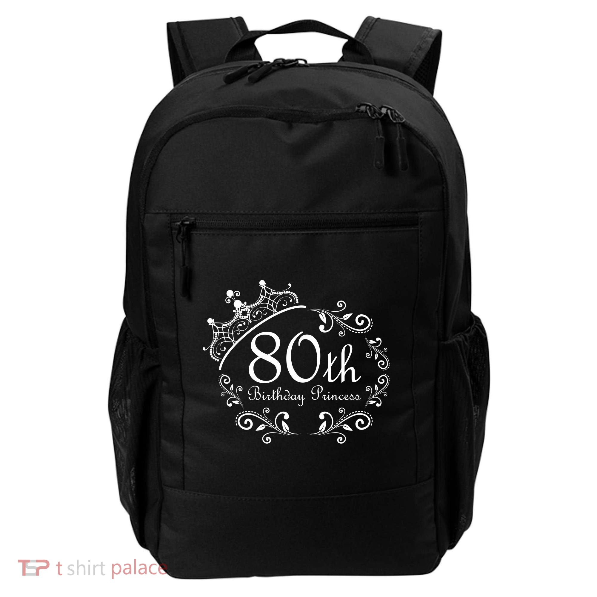 80th Birthday Princess Backpack