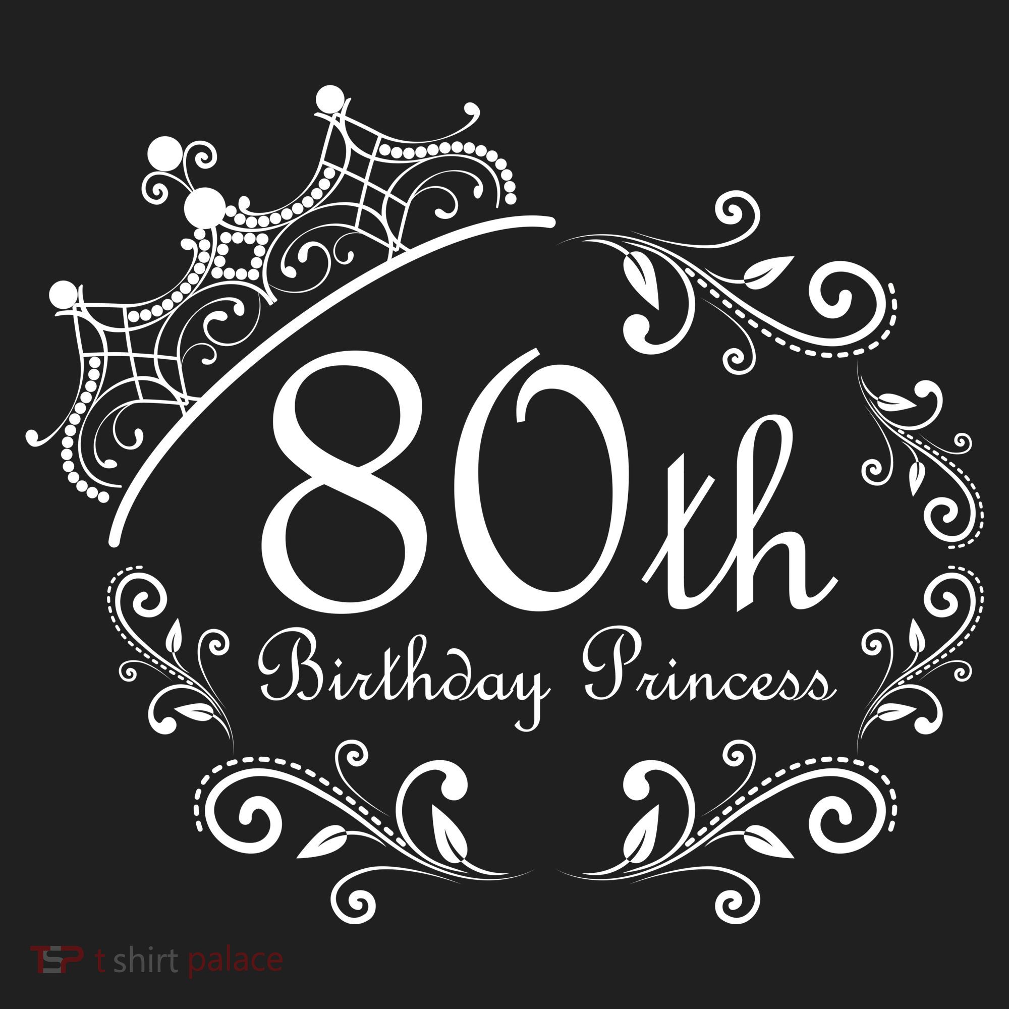 80th Birthday Princess Beanie