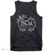 80th Birthday Princess Tank Top thumb 0